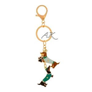 Dachshund Keychain • Bag Charm 🐾 Doxie Wiener